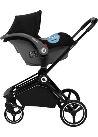 Універсальний візочок 3 в 1 Mika Grey Graphite, сірий Lionelo LO-MIKA 3IN1 GREY GRAPHITE (328397135)
