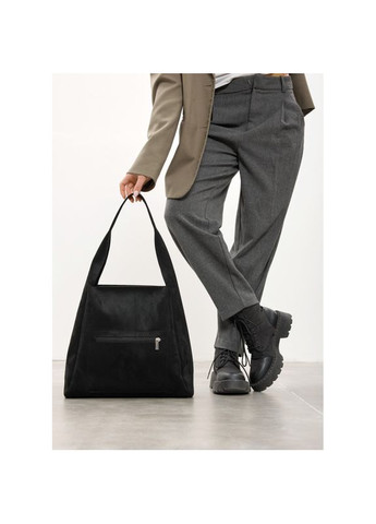 Жіноча сумка HOBO Velor чорна Sambag (368834858)