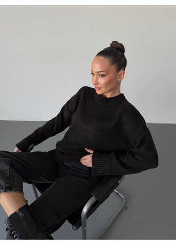 Коричневый демисезонный 🔥 свитер-топ продажа из мягкой вязки – тренд сезона для ярких образов! размерная сетка в описании Vione