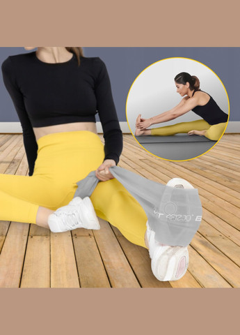 Лентаэспандер для спорта и реабилитации Flat Band 200 х 15 см 15-25 кг Silver () 4FIZJO P-5907739310446 (315348566)