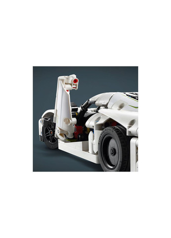 Technic Koenigsegg Jesko Absolut — Белый гиперкар 801 деталь (42184) Lego (307501075)