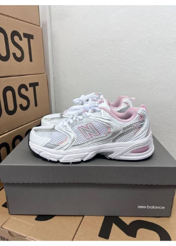КРОССОВКИ ЖЕНСКИЕ NEW BALANCE 530 SILVER PINK НЬЮ БЕЛАНС 530 СЕРЫЕ No Brand серые демисезоны (391017148)