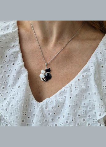 Серебряная подвеска Котики подвес Леонардо серебро 925 пробы 3769/2 3.99г No Brand (338185619)