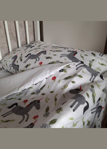 Комплект постельного белья в кроватку Unicorn муслин детский 112х147 см (94101836) SoundSleep (308071923)