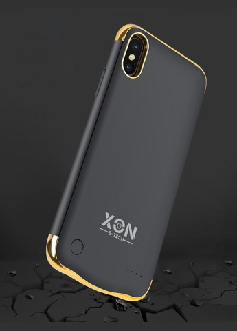 Чохол-акумулятор XON PowerCase для iPhone X/XS 5500 mAh Black/Gold XON E-Tech (293242235)