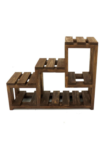 Підставка для квітів з дерева Мозель мокко (ЦВП-002910) No Brand (328224897)