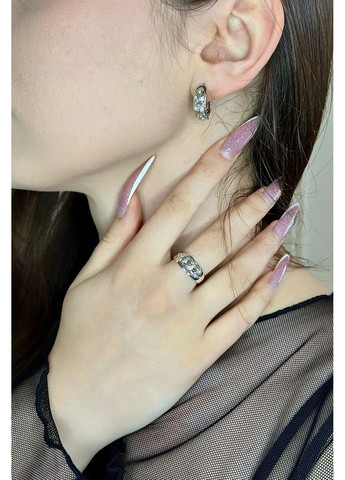 💎 Серебряный комплект украшений с кубическим цирконием – роскошь, которая доступна каждой! Family Jewelry House (351897817)