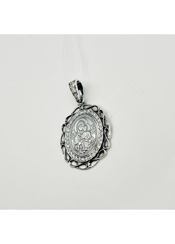 Православна ладанка срібна "Богородиця з немовлям" 2,69 г No Brand (369736818)
