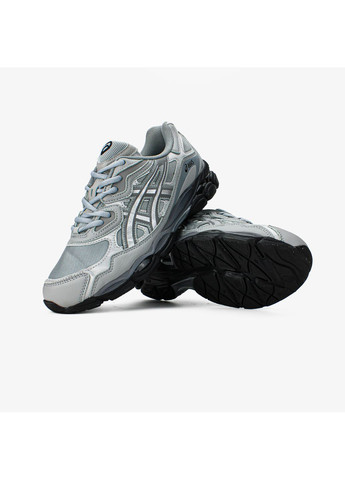Серые демисезонные кроссовки мужские и женские asics gel-nyc grey black | асикс гель-нюк серые No Brand