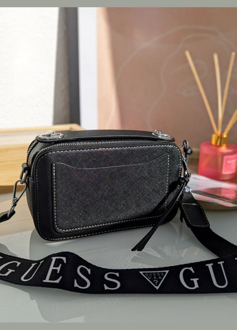 Сумочка Гесс кросс-боді напис чорний No Brand (322326468)