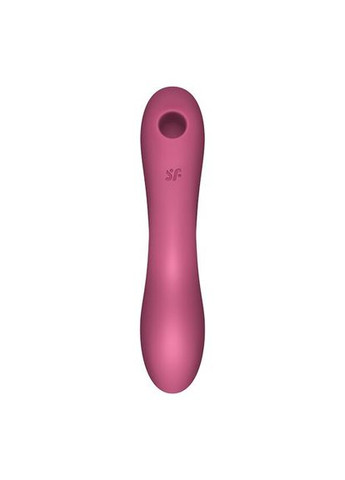 Вакуумный стимулятор с вибрацией Curvy Trinity 3 Red Satisfyer (335394814)