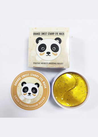 Желтые гидрогелевые патчи с блестками и звездочками Orange Sweet Starry Eye Mask, 90г/60шт Sersanlove (317169593)