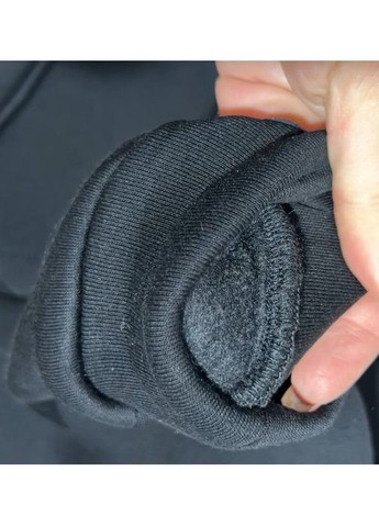 Черный костюм 2ка (кофта на молнии +джоггеры) No Brand