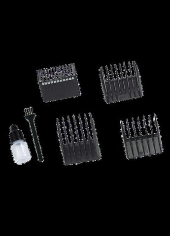 Профессиональная проводная машинка MG-593 с титановым покрытием для стрижки волос с насадками 25 Вт Magio (306447698)