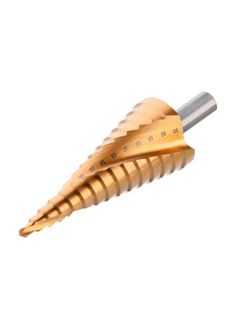 Свердло ступеневе HSS 4-32 мм для металу для делікатного свердління Intertool (335400397)