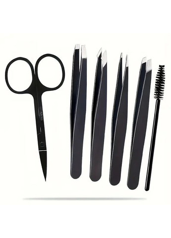 Набор точных пинцетов из нержавеющей стали No Brand В чохлі 1/6 (363188102)