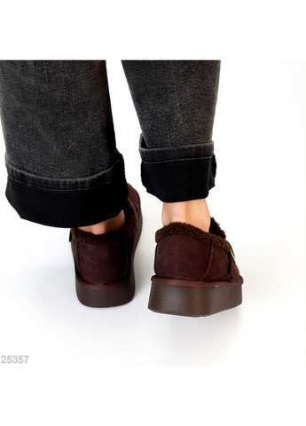 Helen Зимові лофери коричневий з натуральна замша, україна — зима (366684782)