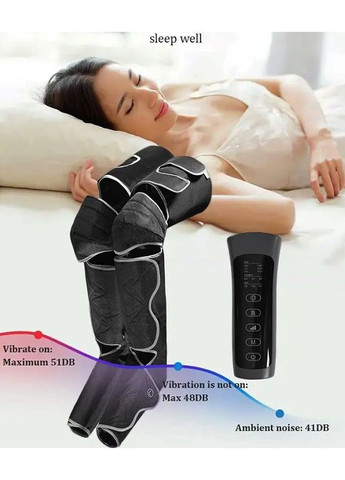 Повітряно-компресійний масажер для ніг FE-7208-lux штани компресійні, вібрація підігрів компресія BenBo (361220294)