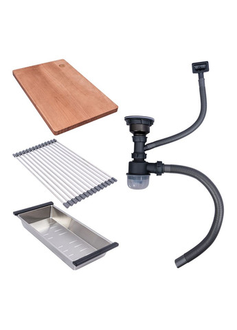 Кухонная мойка PVD черная СМ 54*44 Handmade (монтаж под столешницу) Valeso (336932401)