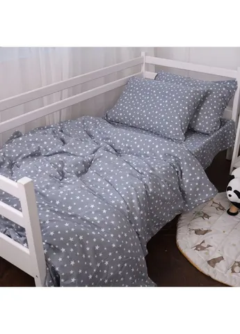 Постільна білизна 012 Grey Stars Фланель 220х240 (2200009653117) Mirson 012 Grey Stars Фланель 220х240 King Size (379099389)