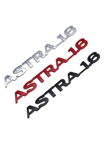 Эмблема надпись -1.6 (для ) Черная 182х18 мм (на скотче) Opel Astra (369612204)