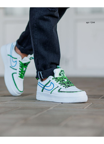 Белые демисезонные кроссовки worldwide white Nike Air Force 1 Low