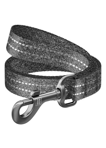 Повідець для собак і Re-cotton, світловідбиваючий, Ш 20 мм, Дов 200 см сірий WAUDOG (322642272)