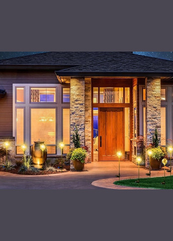 Вуличний садовий ліхтар Світлодіодна Куля на сонячній батареї 70см 1шт. ТЕПЛИЙ БІЛИЙ Po Fanu (325483967)