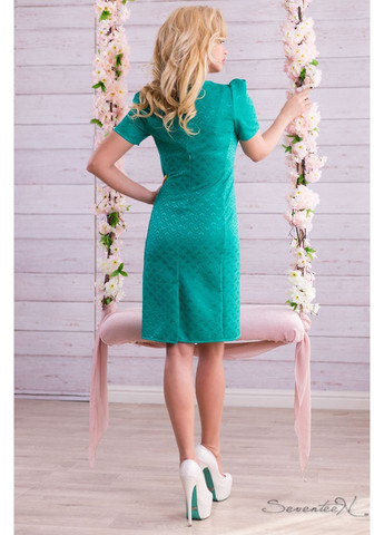 Зеленое платье 619.1314 Seventeen