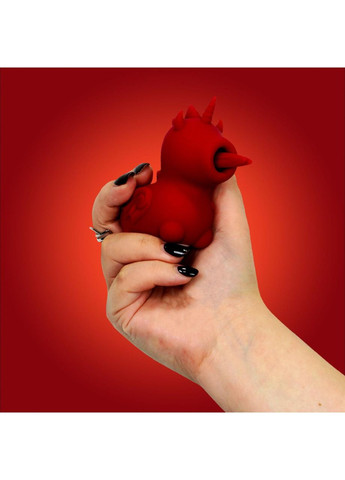 Вибратор-единорожка Unihorn – Diablo, ласкающий раздвоенный язычок Blaze (366577688)