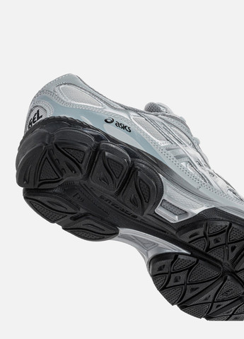 Серые демисезонные кроссовки мужские asics grey sheet rock No Brand GEL-NYC Mid