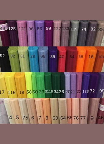 Тканина Фатин Бордовий №100 Buse (313402758)