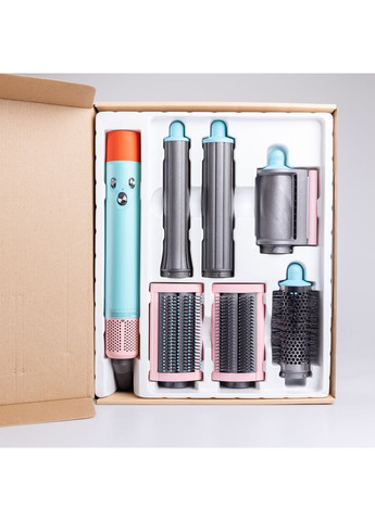 Мультисталер для волос Airwrap Complete Long 6 насадок голубой X9PBL Smartx (370800278)