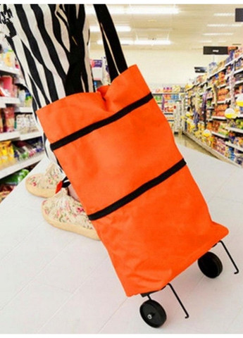 Сумка тележка складная для покупок на колесах 46х27х15 см No Brand (289463636)