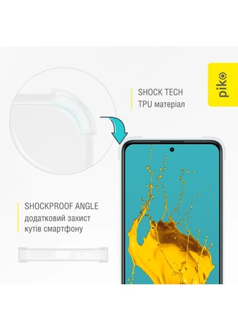 Чехол Shockproof для Xiaomi Redmi Note 11 5G Transparent (1283126565625) Piko (399518810)