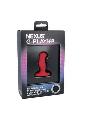 Вибромассажер простаты G-Play Plus S Red, макс. диаметр 2,3 см, перезаряжаемый Nexus (383106960)