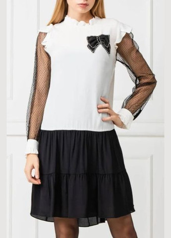 Чорно-білий святковий сукня Twinset однотонна