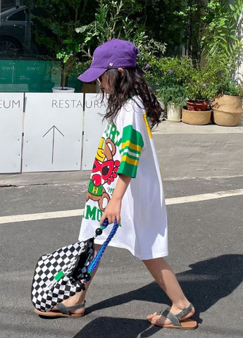 Платье футболка трикотажная No Brand (294092678)