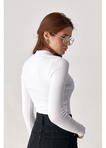 Трикотажный пуловер с глубоким вырезом Lurex (355077352)