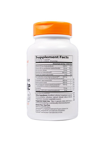 Всеобъемлющая Формула для Простаты, Seleno Excell,, 120 гелевых капсул Doctor's Best (326055115)