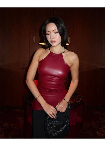 Женский кожаный топ FINO Mode (369176206)