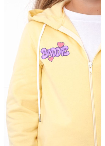 Утеплений спортивний костюм для дівчинки (штани+кофта) з принтом (p-8334) Носи своє (363044139)