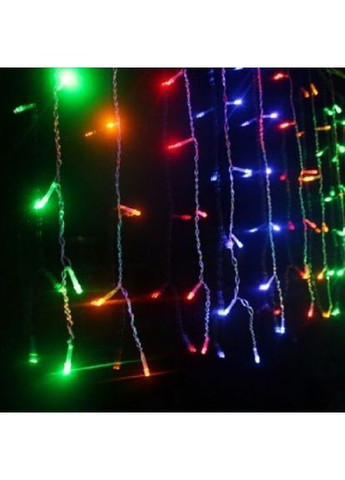 Гирлянда штора занавес Водопад 3х3 м 280 LED 3D Мультицвет (1310160390) FMA (368754302)