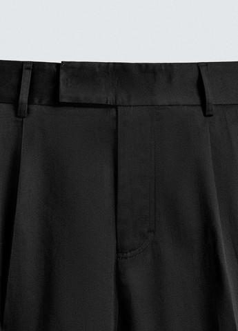 Черные повседневный демисезонные брюки Zara