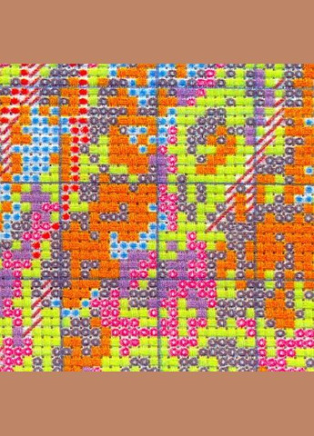 Набор для вышивания по нанесённой на канву схеме "The happiness of the forest".AIDA 14CT printed, 50*41 см Joy Sunday (313613027)