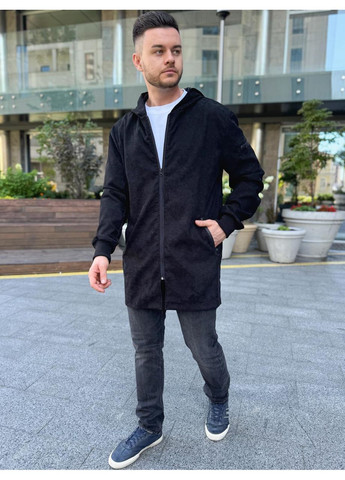 Чорна вельветова куртка воркер No Brand