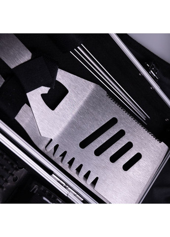 Набор аксессуаров для барбекю, мангала, гриля 19 предметов 42х14х7.5 см в кейсе HP-21-3 LUGI (370802564)