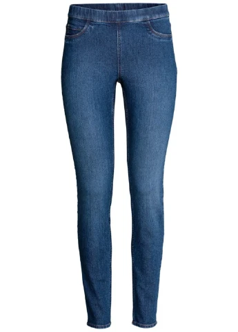 Синие демисезонные джинсы H&M