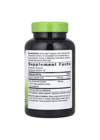 Вітамін С з цитрусовими біофлавоноїдами Vitamin C with Bioflavonoids, 250 капсул для підтримки імунної системи Nature's Way (322292388)