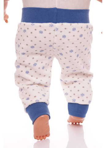 Синій зимній костюм з довгим рукавом для велюрової дівчинки з вушками синій 62 см (27608) BABYKROHA